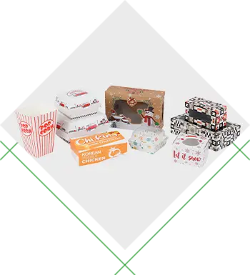 Lebensmittelpapierbox