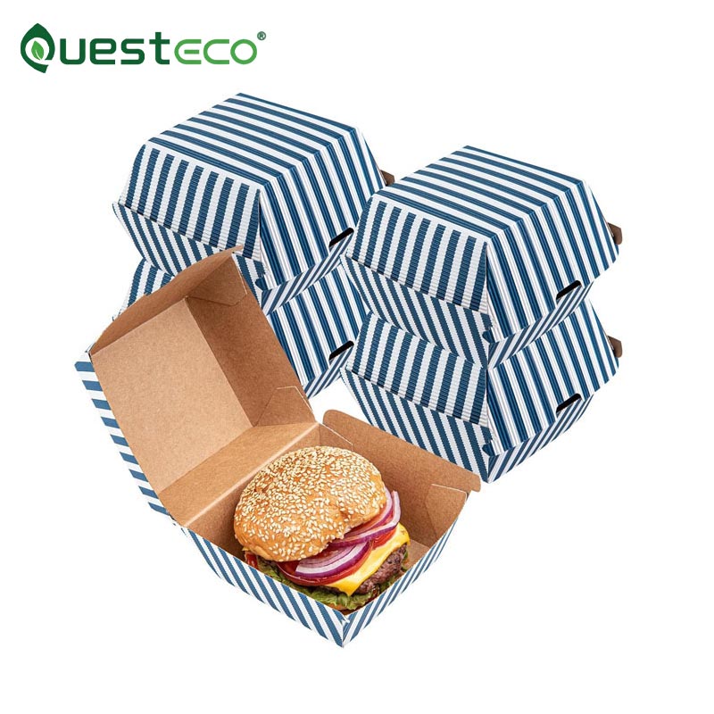 Hamburger-Box aus Wellpappe